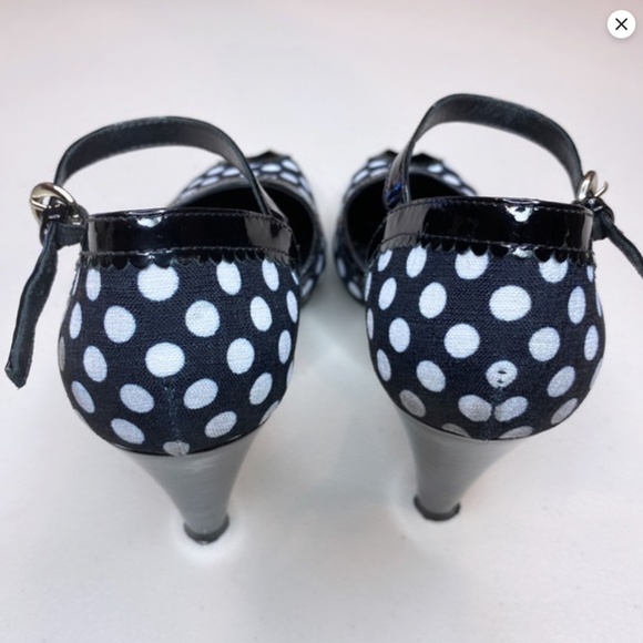 VIA SPIGA Retro Polkadot Heels 8 - Picture 7 of 15